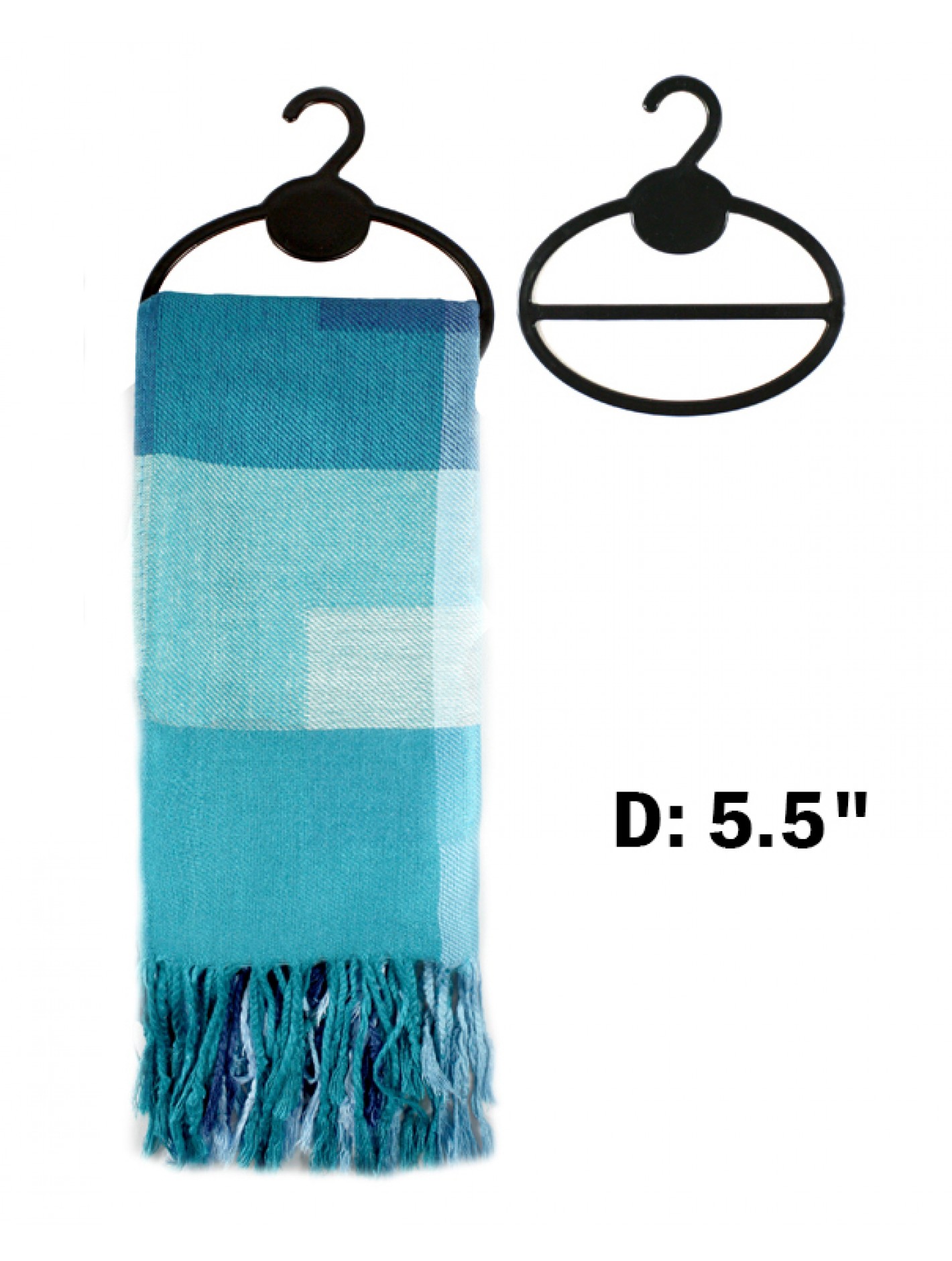 BLACK SCARF HANGER (20pc Per Set)